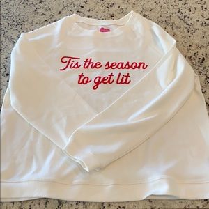 “Tis the season to get lit” sweatshirt